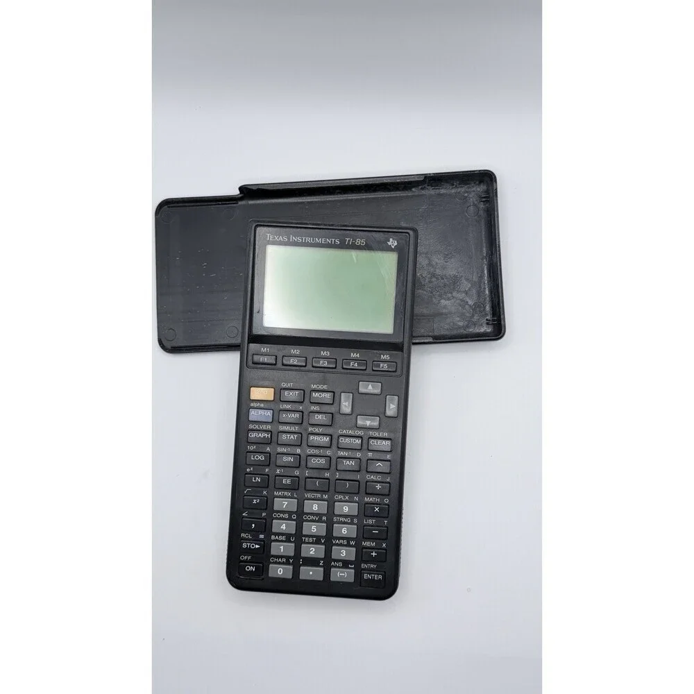 Texas Instruments TI-85 Graphing Calculator TI-85 w/ Cover Tested Works Cleaned